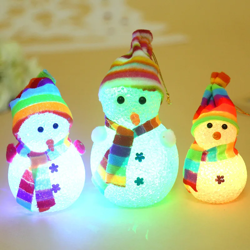 Snowman Style LED Night Light Lamp Glow for Home Bar Cafe Christmas Tree Hanging Decorations Xmas Accessories
Snowman Style LED Night Light Lamp Glow for Home Bar Cafe Christmas Tree Hanging Decorations Xmas Accessories