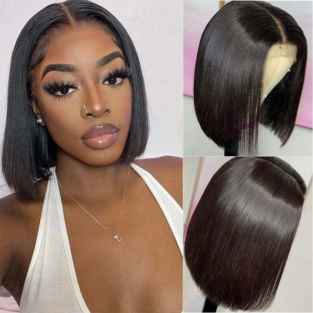 Bestsojoy Bob Wig Lace Front Human Hair Wigs Brazilian Short Bob Wig Pre-Plucked Nautal Color Human Hair Lace Frontal Wigs
Bestsojoy Bob Wig Lace Front Human Hair Wigs Brazilian Short Bob Wig Pre-Plucked Nautal Color Human Hair Lace Frontal Wigs