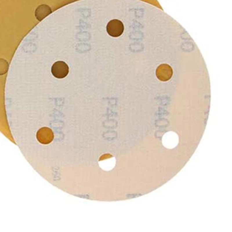 100Pcs 5 Inch 6 Hole Yellow Grinding Wheel 125mm Flocking Dry Sandpaper Hook and Loop Crawler Sander Sandpaper Polishing
100Pcs 5 Inch 6 Hole Yellow Grinding Wheel 125mm Flocking Dry Sandpaper Hook and Loop Crawler Sander Sandpaper Polishing