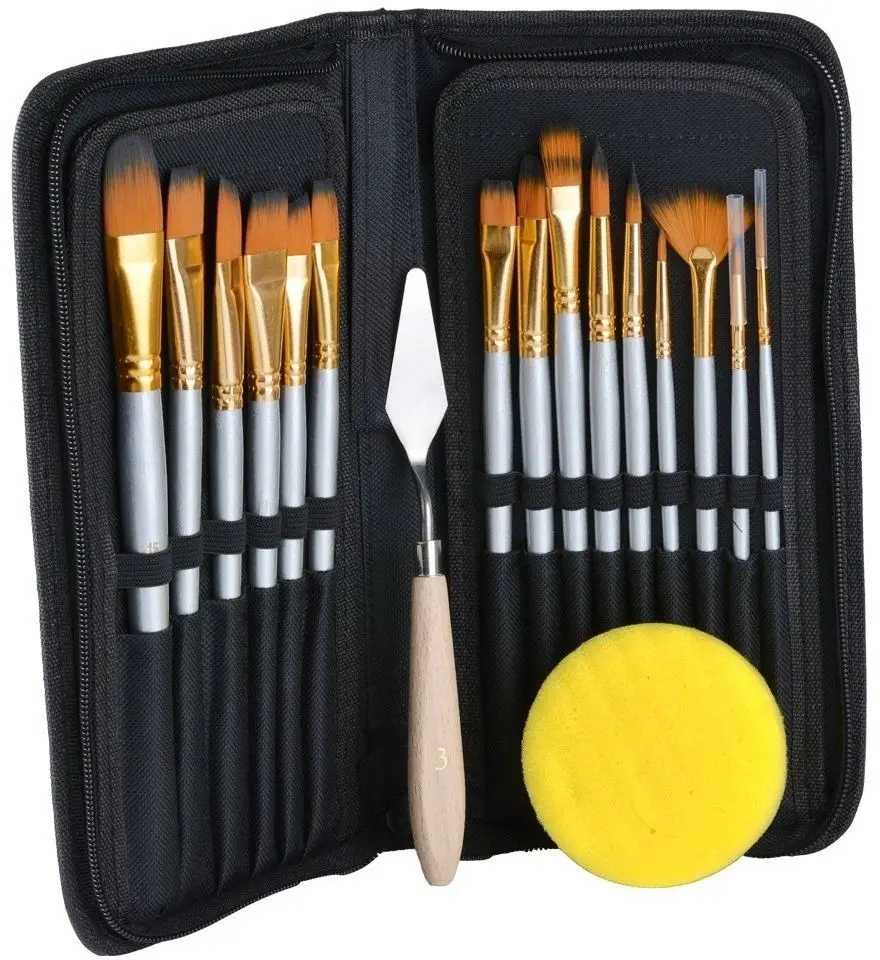 15pcs/set Artist Different Shapes Watercolor Sponge Body Paint Wood Handles Painting Acrylic Oil
15pcs/set Artist Different Shapes Watercolor Sponge Body Paint Wood Handles Painting Acrylic Oil