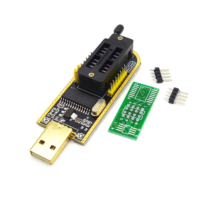 

USB-программатор EEPROM CH341A 24 25 с программным обеспечением и драйвером, флэш-BIOS, 10 шт.