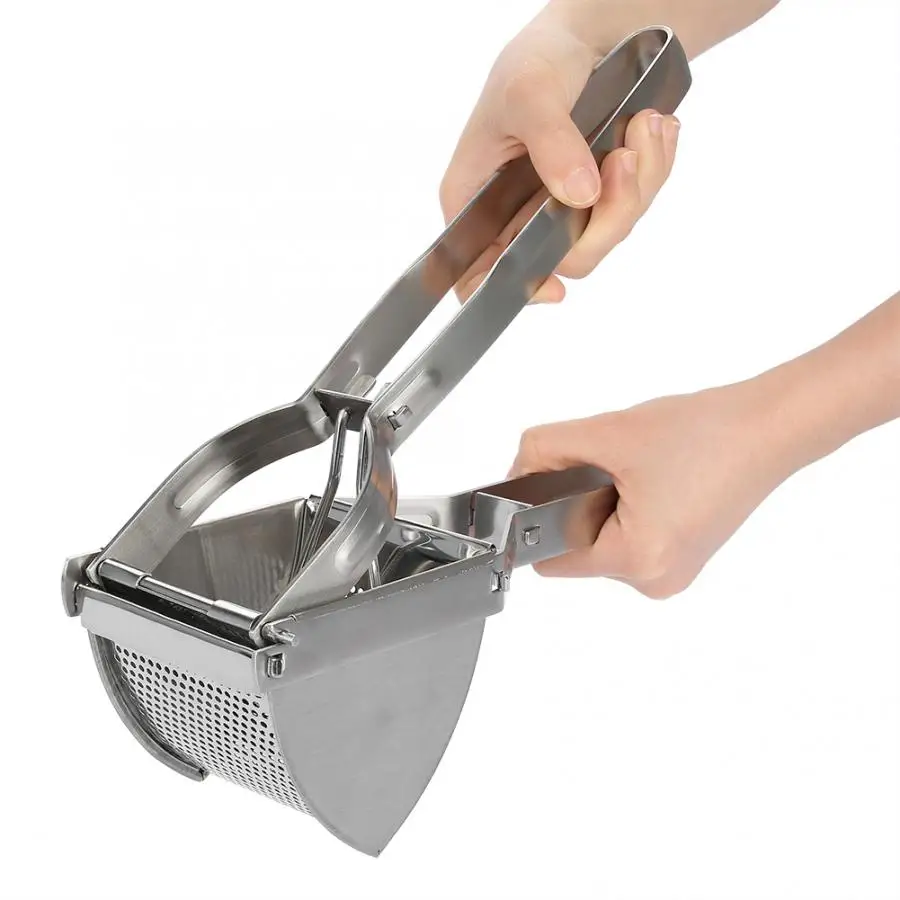 Stainless Steel Potato Fruit Meat Press Chopper Mincer Crusher Helper Kitchen Cooking Tool
Stainless Steel Potato Fruit Meat Press Chopper Mincer Crusher Helper Kitchen Cooking Tool