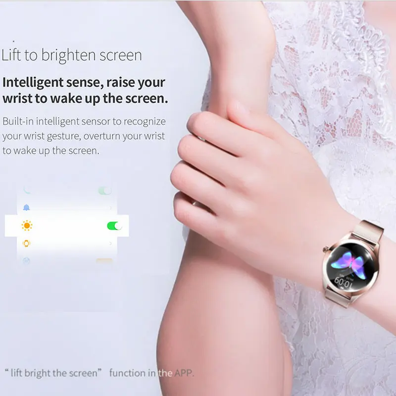 KW10 Smart Watch Women 2018 IP68 Waterproof Heart Rate Monitoring Bluetooth For Android IOS Fitness Bracelet Smartwatch
KW10 Smart Watch Women 2018 IP68 Waterproof Heart Rate Monitoring Bluetooth For Android IOS Fitness Bracelet Smartwatch