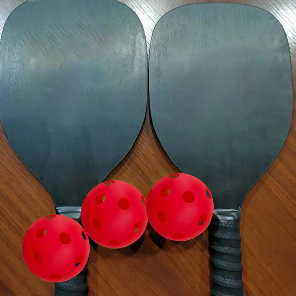 3Pcs Pack Durable Outdoor Pickleball Balls 40 Holes Training Pickleball Accessories 74mm Standard Pickle Ball Balls
3Pcs Pack Durable Outdoor Pickleball Balls 40 Holes Training Pickleball Accessories 74mm Standard Pickle Ball Balls