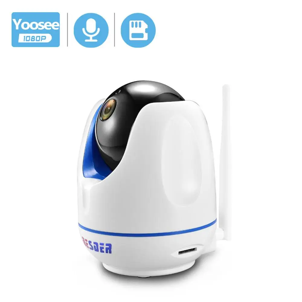 BESDER Pan Tilt Wireless IP Camera 1080P Two Way Audio With SD Card Slot Indoor Home Security IP Camera Baby / Pet Monitor
BESDER Pan Tilt Wireless IP Camera 1080P Two Way Audio With SD Card Slot Indoor Home Security IP Camera Baby / Pet Monitor