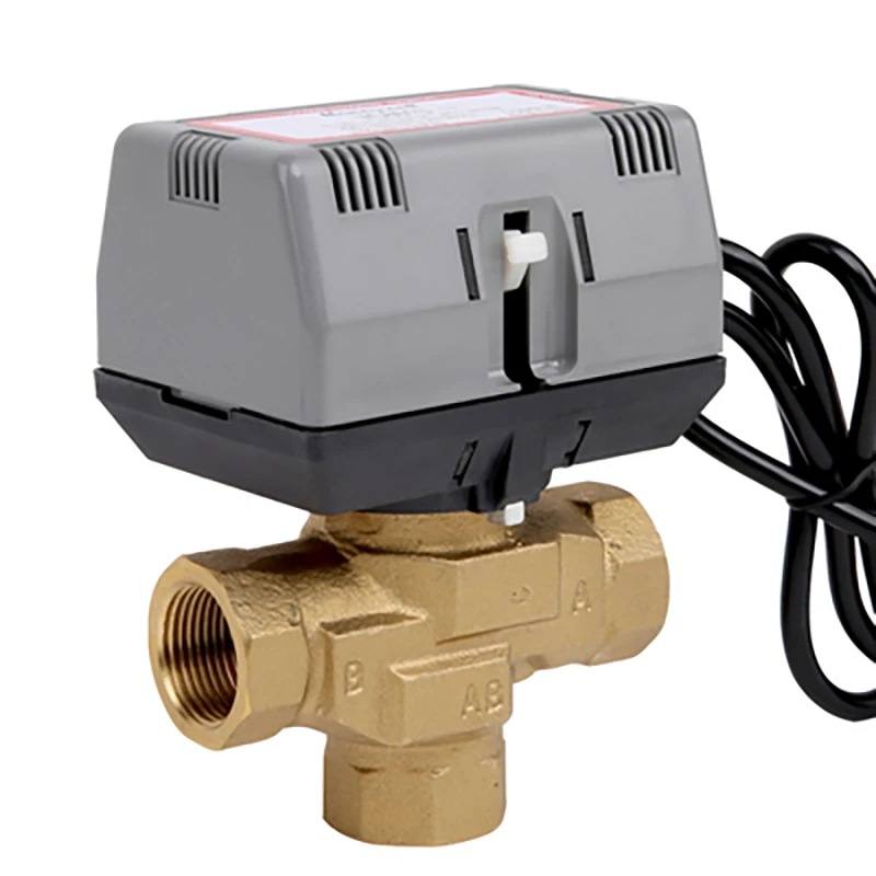 1/2" 3/4" 1" Honeywell Motorized Three-Way Valve Brass VN6013 Fan Coil Electric Valve AC220V
1/2" 3/4" 1" Honeywell Motorized Three-Way Valve Brass VN6013 Fan Coil Electric Valve AC220V