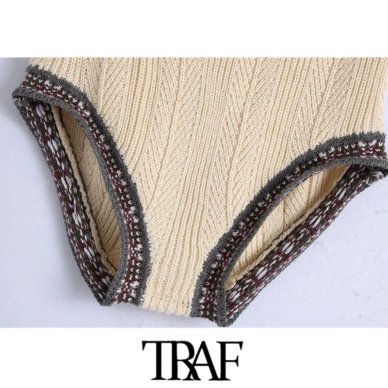 TRAF Women Fashion With Ribbed Trims Jacquard Shorts Vintage High Elastic Waist Female Short Pants Mujer
TRAF Women Fashion With Ribbed Trims Jacquard Shorts Vintage High Elastic Waist Female Short Pants Mujer
