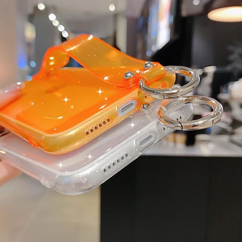 10Pcs Wrist Strap Holder Phone Case For iPhone 12 11 Pro Max X XS Max XR Glitter Clear Soft TPU Cover For iphone SE2 6S 7 8 Plus
10Pcs Wrist Strap Holder Phone Case For iPhone 12 11 Pro Max X XS Max XR Glitter Clear Soft TPU Cover For iphone SE2 6S 7 8 Plus