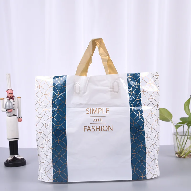 Big Size Fashion Geometric Print Plastic Clothes Blue Gold Handbags 10pcs Wedding Christmas Shopping Packaging Gift Pouches
Big Size Fashion Geometric Print Plastic Clothes Blue Gold Handbags 10pcs Wedding Christmas Shopping Packaging Gift Pouches