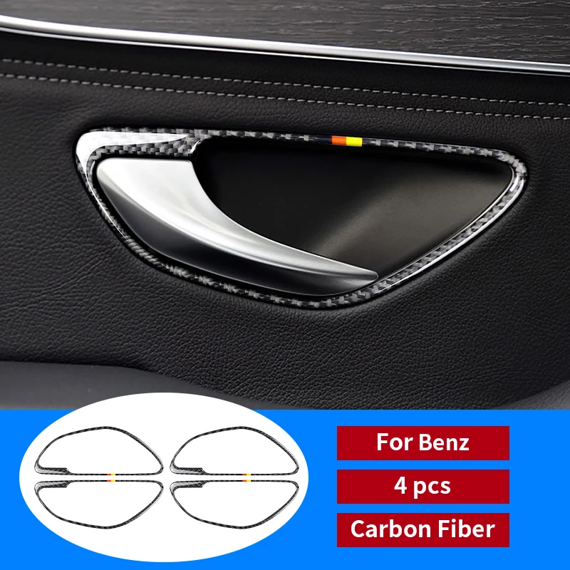 Carbon Fiber Car Door Inner Handle Frame Decoration Stickers Trim For Mercedes C Class W205 C180 C200 GLC Accessories
Carbon Fiber Car Door Inner Handle Frame Decoration Stickers Trim For Mercedes C Class W205 C180 C200 GLC Accessories