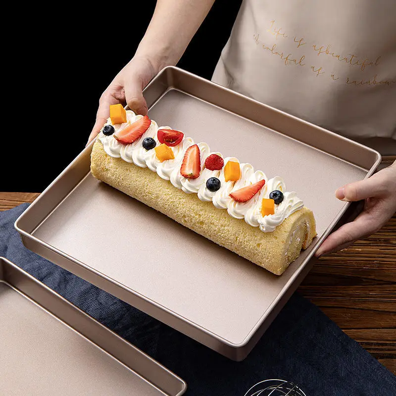 Square Cake Baking Pan Non-Stick 11 Inch Carbon Steel Tray Pie Pizza Bread Cake Mold Bakeware Tools Ovenware Household
Square Cake Baking Pan Non-Stick 11 Inch Carbon Steel Tray Pie Pizza Bread Cake Mold Bakeware Tools Ovenware Household