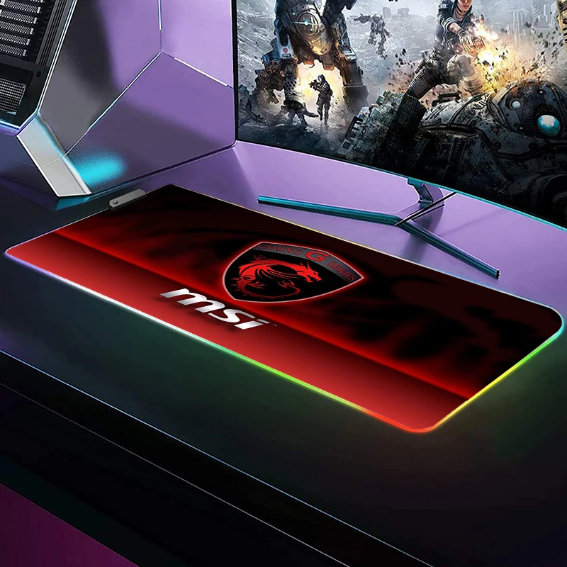 Red Dragon MSI RGB Gaming Large Mouse Pad Gamer Led Computer Mousepad Big with Backlight Carpet for Keyboard Desk Mat
Red Dragon MSI RGB Gaming Large Mouse Pad Gamer Led Computer Mousepad Big with Backlight Carpet for Keyboard Desk Mat