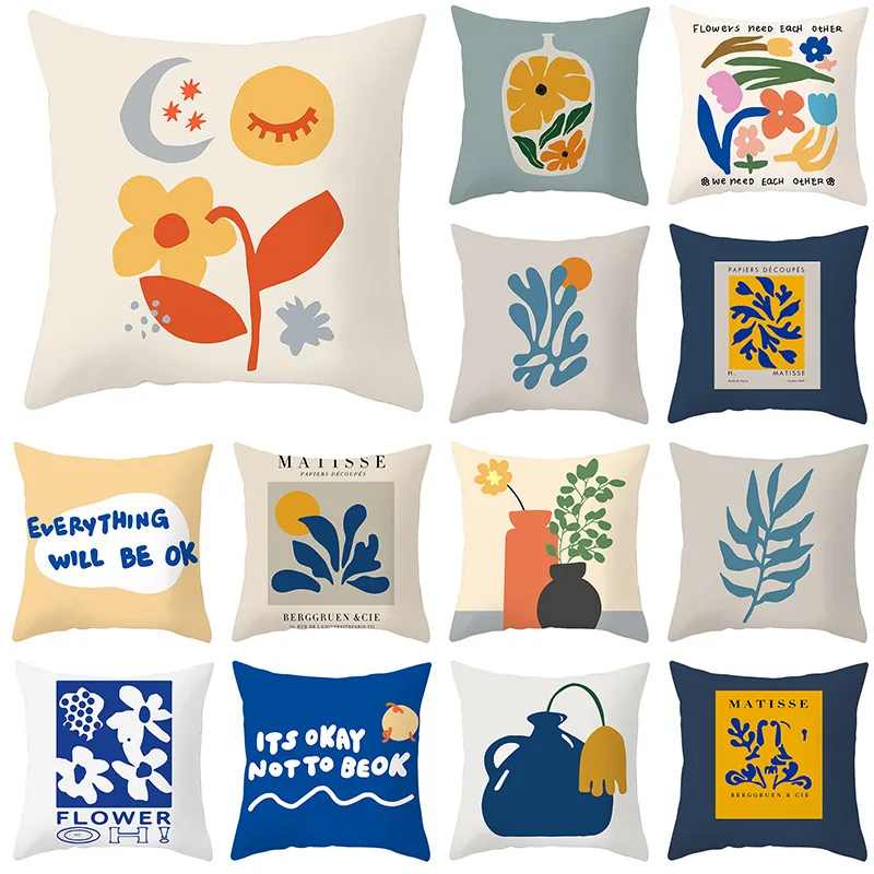 Nordic style abstract flower geometry pillow cover Home sofa cushion cushion cover45*45cm
Nordic style abstract flower geometry pillow cover Home sofa cushion cushion cover45*45cm
