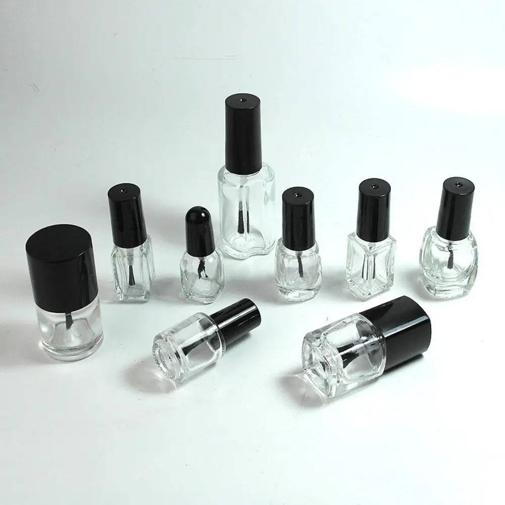 1Pc 5ml/10ml/15ml Transparent Glass Nail Polish Glass Bottle Empty With A Lid Brush Empty Cosmetic Containers with Brush
1Pc 5ml/10ml/15ml Transparent Glass Nail Polish Glass Bottle Empty With A Lid Brush Empty Cosmetic Containers with Brush