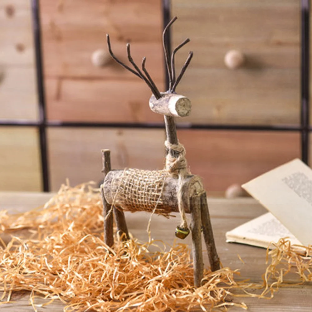 Creative Christmas Deer Desktop Decor Wooden Handmade Deer Craft for Home Hotel Office Decoration Female Deer
Creative Christmas Deer Desktop Decor Wooden Handmade Deer Craft for Home Hotel Office Decoration Female Deer