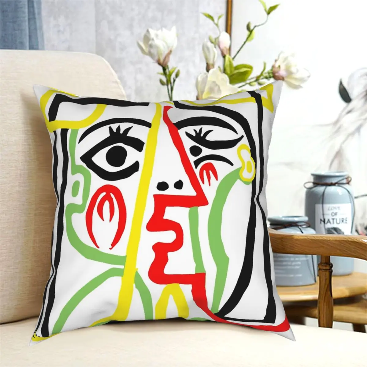 Pablo Picasso Jacqueline With Straw Hat 1962 Square Pillowcase Creative Zipper Decor Throw Pillow Case for Room Cushion Cover
Pablo Picasso Jacqueline With Straw Hat 1962 Square Pillowcase Creative Zipper Decor Throw Pillow Case for Room Cushion Cover