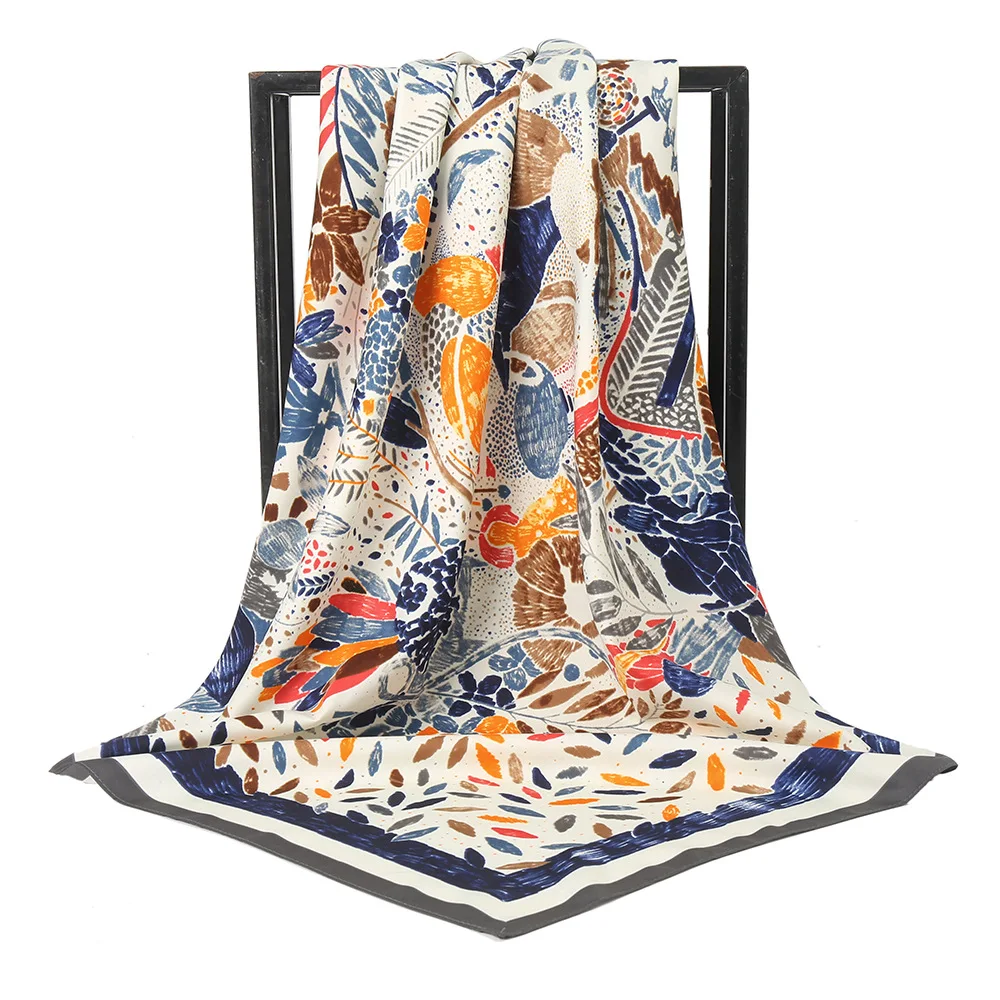 Scarf women luxury Fashion Silk Square Scarf For Women 90*90cm Neck Hair Tie Band Bag Warp Soft Neckerchief Hijab Female Foulard
Scarf women luxury Fashion Silk Square Scarf For Women 90*90cm Neck Hair Tie Band Bag Warp Soft Neckerchief Hijab Female Foulard