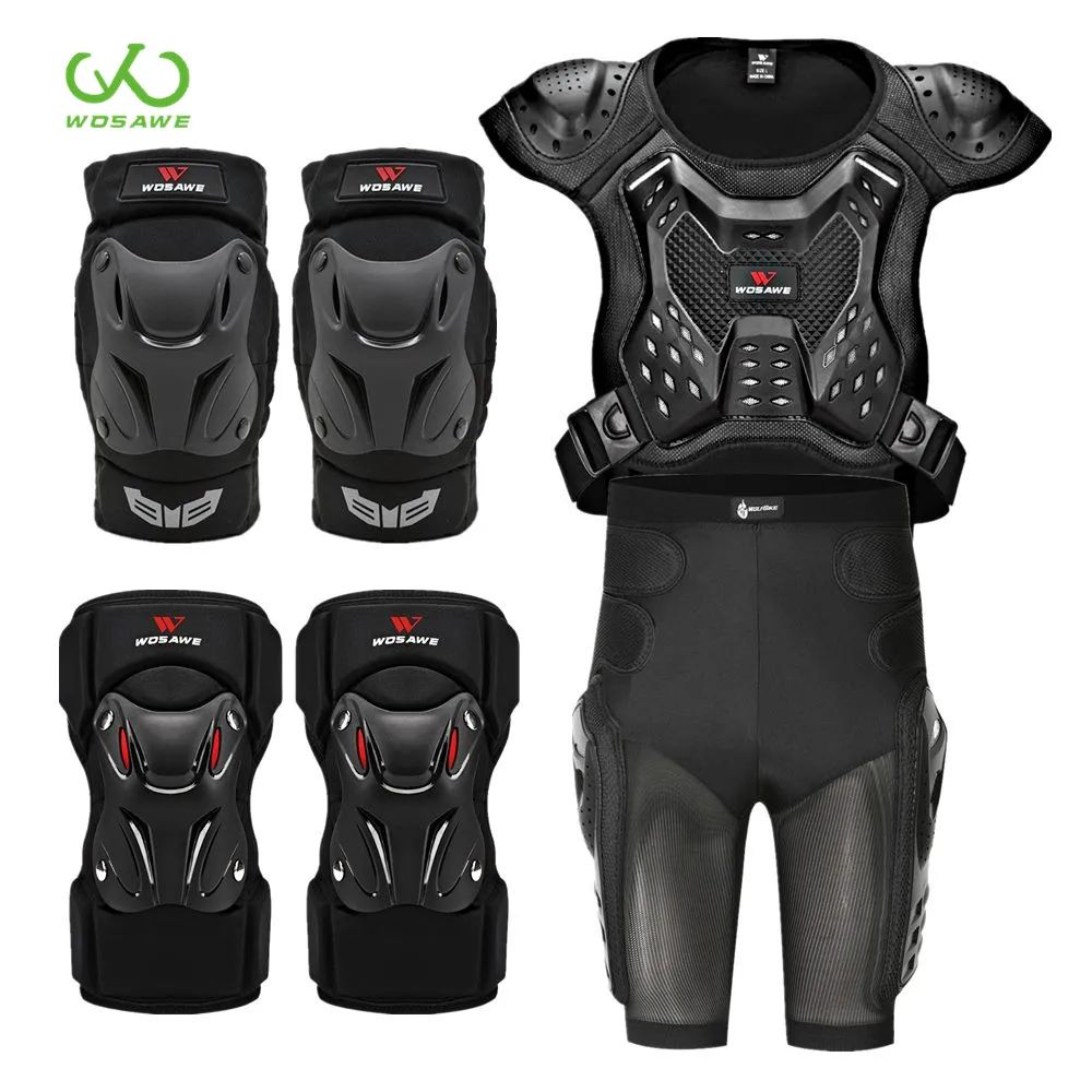 WOSAWE Motocross Body Protection Suit Jacket Shorts Elbow Knee Protector Set MTB Off-Road Protective Gear Kit Motorcycle Armor
WOSAWE Motocross Body Protection Suit Jacket Shorts Elbow Knee Protector Set MTB Off-Road Protective Gear Kit Motorcycle Armor