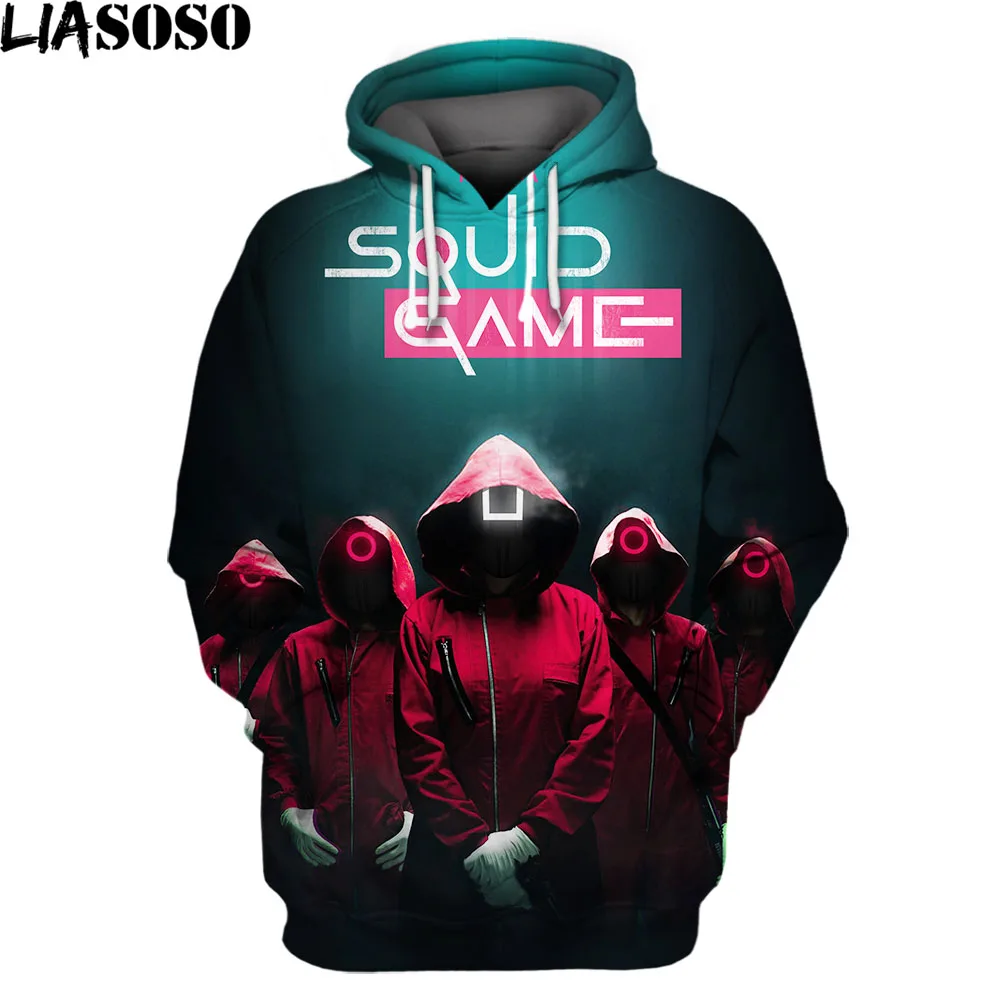 Korean Drama Squid Game 3D Printed Sweatshirt Men Women Korean TV Sports Hooded Hoodies Lee Jung Jae Girl Boy Tracksuit Pullover
Korean Drama Squid Game 3D Printed Sweatshirt Men Women Korean TV Sports Hooded Hoodies Lee Jung Jae Girl Boy Tracksuit Pullover