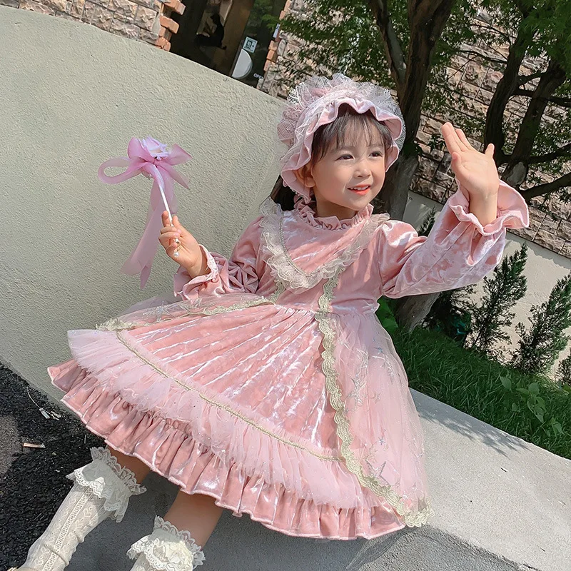 Autumn Dress for Girls Baby Birthday Princess Party Vestidos Mesh Lolita kawaii Wedding Dress Girl Long Sleeve Children Dresses
Autumn Dress for Girls Baby Birthday Princess Party Vestidos Mesh Lolita kawaii Wedding Dress Girl Long Sleeve Children Dresses