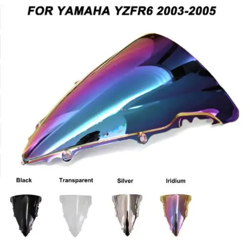 New Motorcycle ABS Double Bubble Windshield Fairing Windscreen Screen For Yamaha YZF R6 2003-2005 04 Black
New Motorcycle ABS Double Bubble Windshield Fairing Windscreen Screen For Yamaha YZF R6 2003-2005 04 Black