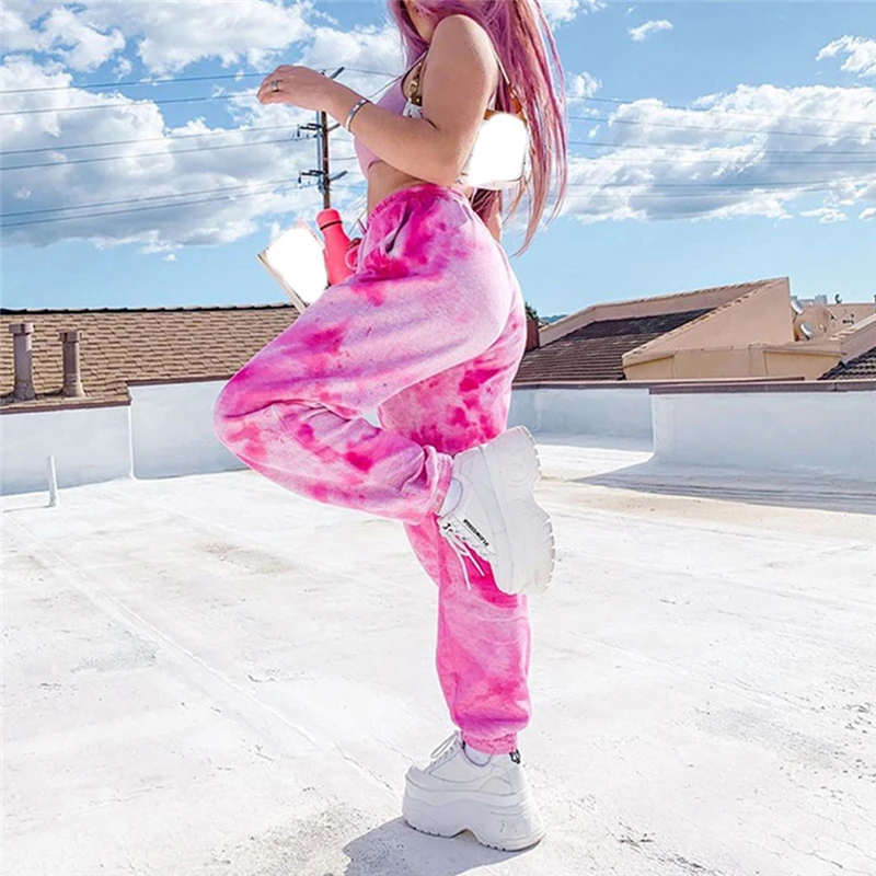 Fashion Tie Dye Sweatpants Women Elastic High Waist Baggy Pants Loose Sport Hip Hop Harem Pants Streetwear Trousers Joggers Pant
Fashion Tie Dye Sweatpants Women Elastic High Waist Baggy Pants Loose Sport Hip Hop Harem Pants Streetwear Trousers Joggers Pant