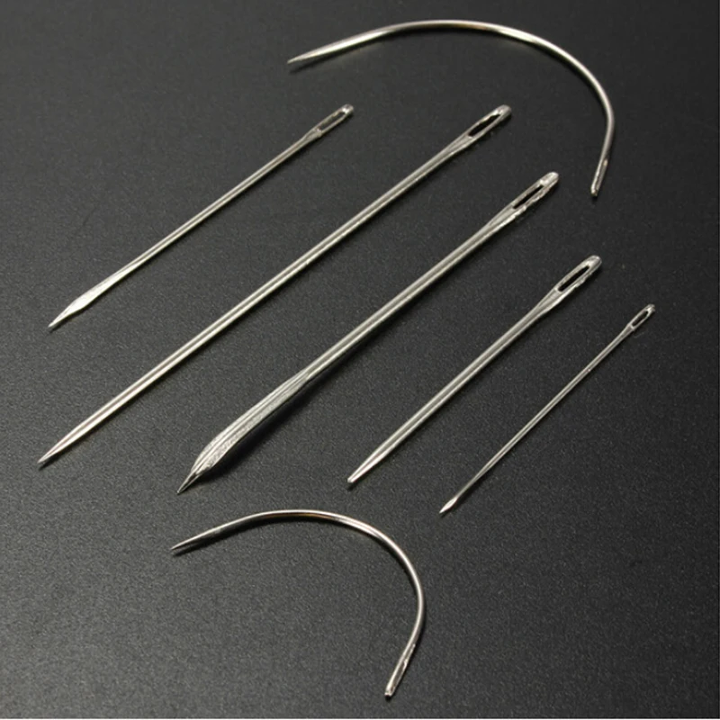 7 Pcs Stainless Steel Hand Repair Sewing Needles Canvas Upholstery Curved Sewing Glover Tool
7 Pcs Stainless Steel Hand Repair Sewing Needles Canvas Upholstery Curved Sewing Glover Tool