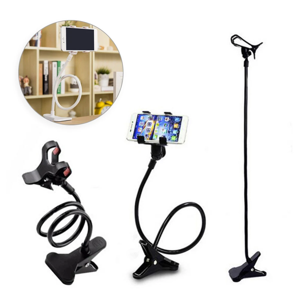 Universal Mobile Phone Holder Flexible Adjustable Cell Phone Clip Lazy Holder Home Bed Desktop Mount Bracket Smartphone Stand
Universal Mobile Phone Holder Flexible Adjustable Cell Phone Clip Lazy Holder Home Bed Desktop Mount Bracket Smartphone Stand