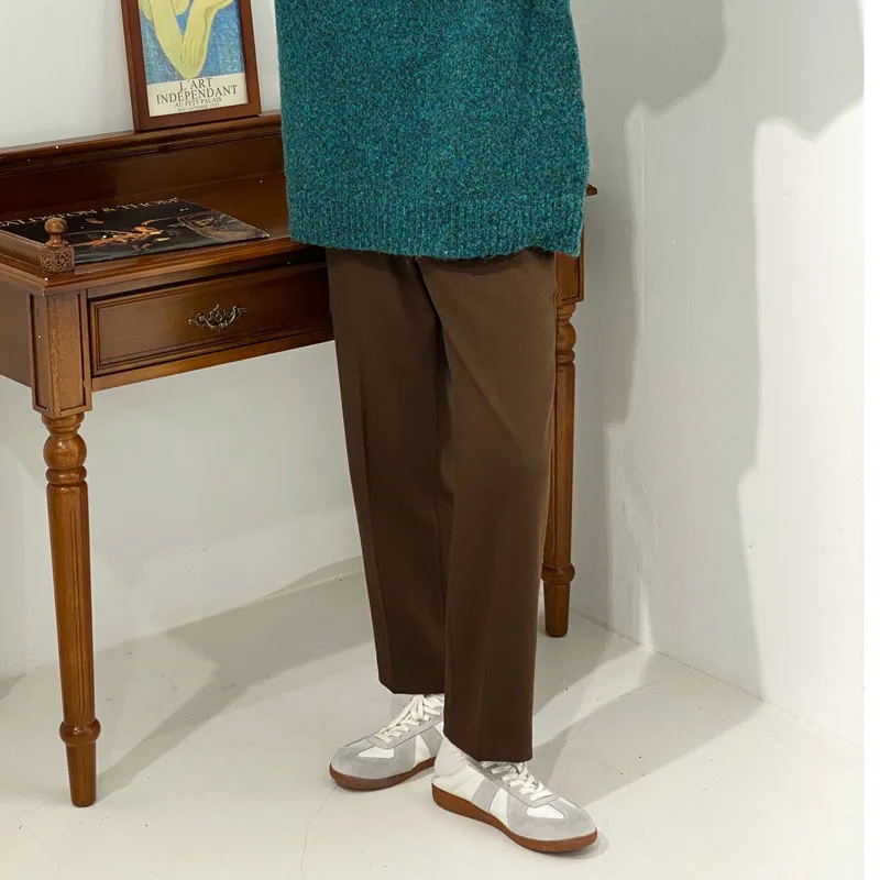 IEFB vintage men's straight high waist slim loose wide leg Korean fashion loose fit casual pants for male 2021 spring new 9Y4783
IEFB vintage men's straight high waist slim loose wide leg Korean fashion loose fit casual pants for male 2021 spring new 9Y4783