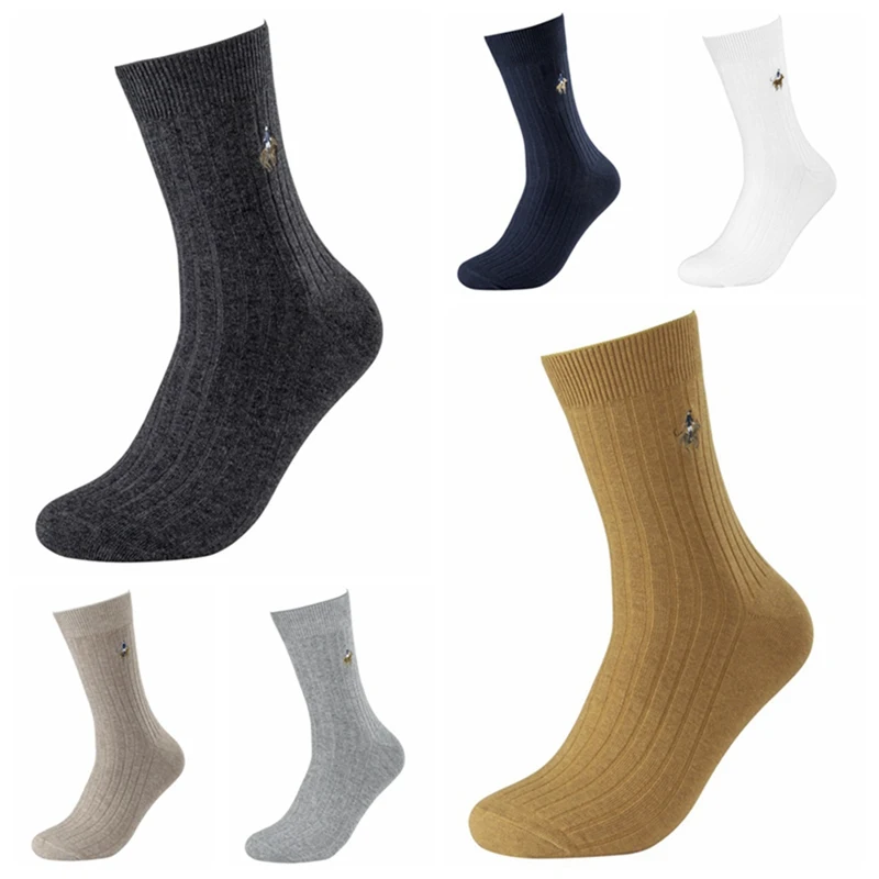 High Quality Autumn And Winter Solid Color Pure Cotton Casual Men's Socks Christmas Gift for Friend
High Quality Autumn And Winter Solid Color Pure Cotton Casual Men's Socks Christmas Gift for Friend