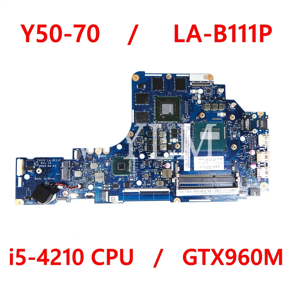 LA-B111P CPU GTX960M/2GB Материнская плата для LENOVO IDEAPAD i5-4210 материнская плата для ноутбука протестирована 100%
LA-B111P CPU GTX960M/2GB Материнская плата для LENOVO IDEAPAD i5-4210 материнская плата для ноутбука протестирована 100%