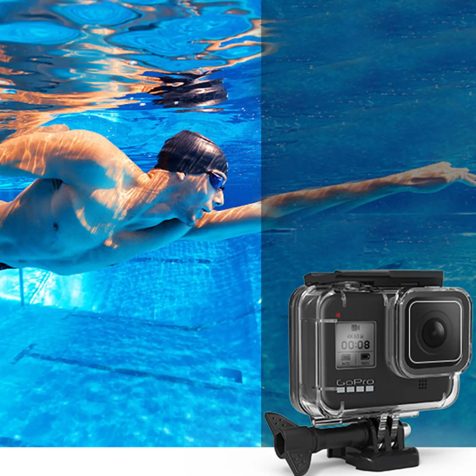 Защитный чехол для GoPro Hero 8 Black 60M водонепроницаемый чехол для дайвинга Бесплатная доставка
Защитный чехол для GoPro Hero 8 Black 60M водонепроницаемый чехол для дайвинга Бесплатная доставка