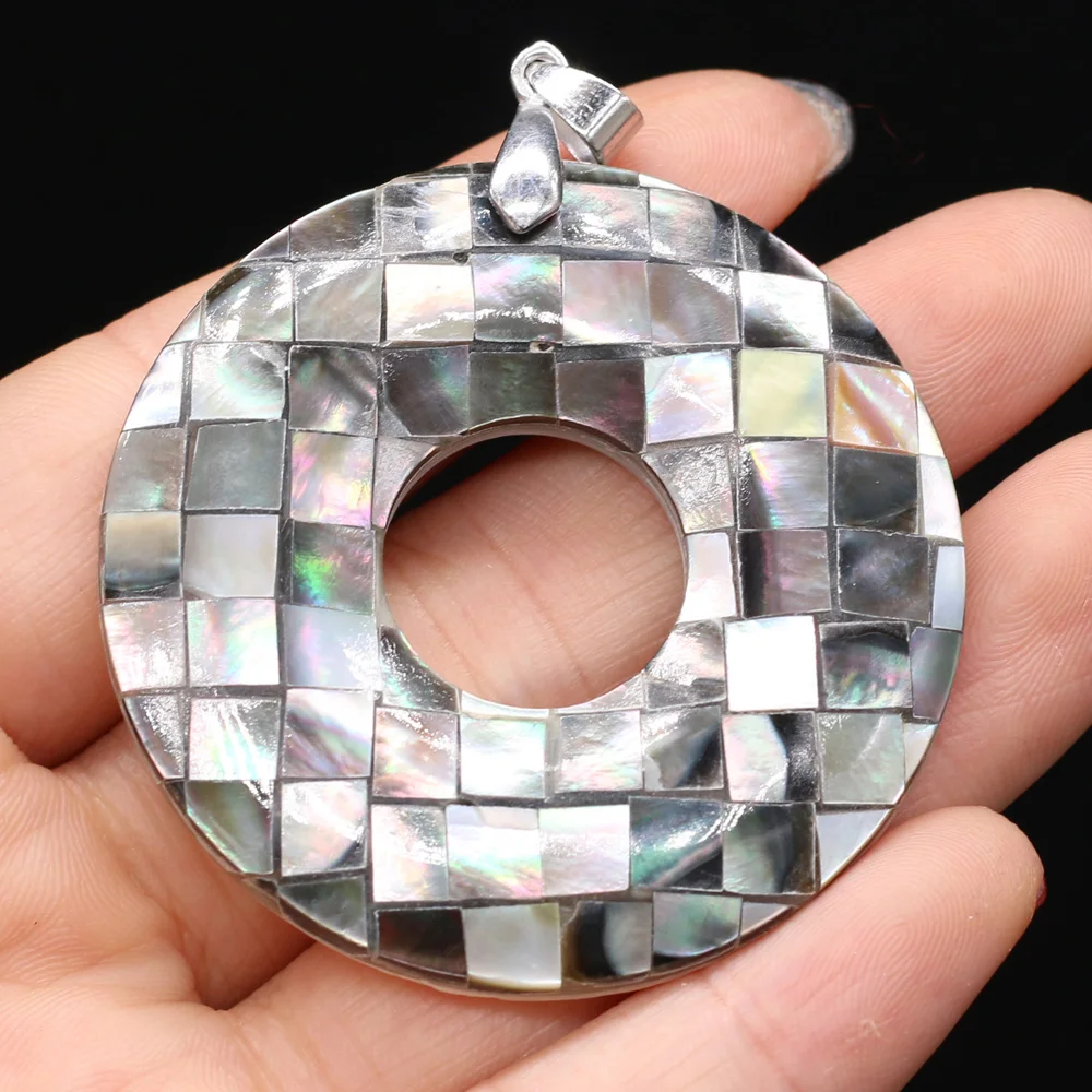 Natural Shell Abalone Shell White Mother of Pearl Shell Pendant for DIY Earring Necklace Jewelry Making Women Gift Size 50x50mm
Natural Shell Abalone Shell White Mother of Pearl Shell Pendant for DIY Earring Necklace Jewelry Making Women Gift Size 50x50mm