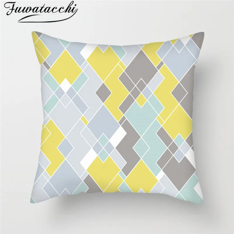 Fuwatacchi Geometric Irregular Pattern Throw Pillow Cover Colorful Ladder Cushion Cover for Home Sofa Decor Pillowcases
Fuwatacchi Geometric Irregular Pattern Throw Pillow Cover Colorful Ladder Cushion Cover for Home Sofa Decor Pillowcases