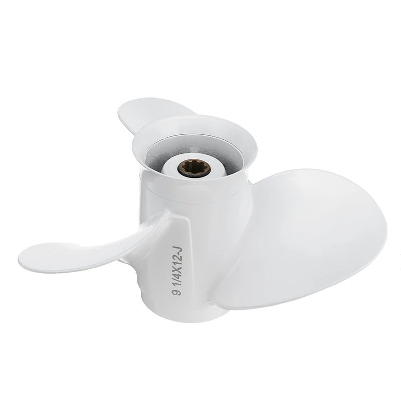 Ship Engine Outboard Propeller 3-Bladed Rotary Paddle 683-45941-00-El 9 1/4 X 12 For Yamaha 9.9-15Hp Aluminum 8 Spline Tooths Di
Ship Engine Outboard Propeller 3-Bladed Rotary Paddle 683-45941-00-El 9 1/4 X 12 For Yamaha 9.9-15Hp Aluminum 8 Spline Tooths Di