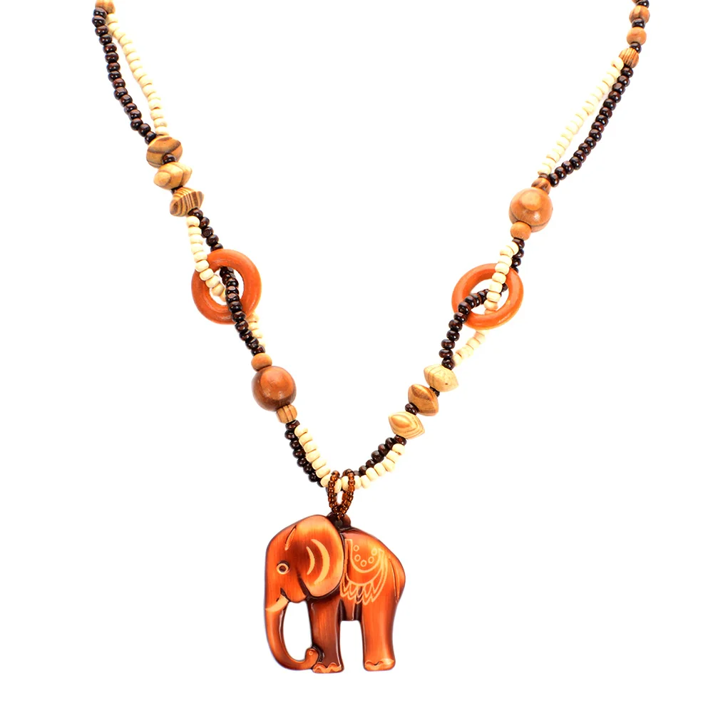 Charm Jewelry Chain Women Elephant Pendant Hand Made Bead Chain Necklace For Women Girl Gifts Accessories
Charm Jewelry Chain Women Elephant Pendant Hand Made Bead Chain Necklace For Women Girl Gifts Accessories