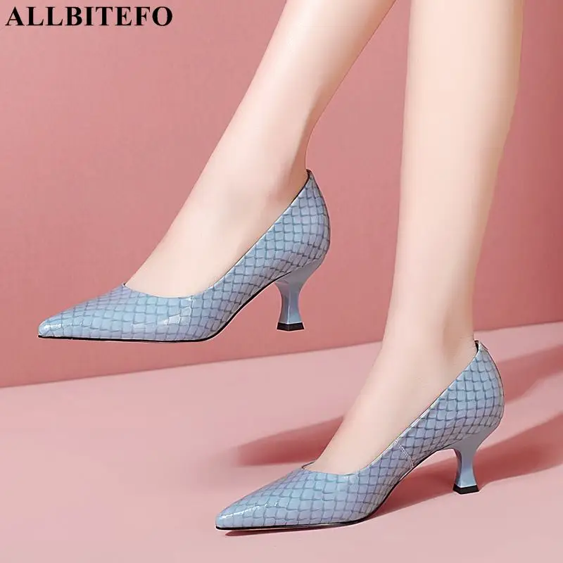 ALLBITEFO Special printing high heels natural genuine leather women heels shoes fashion sexy high heel shoes Talons hauts femme 
ALLBITEFO Special printing high heels natural genuine leather women heels shoes fashion sexy high heel shoes Talons hauts femme