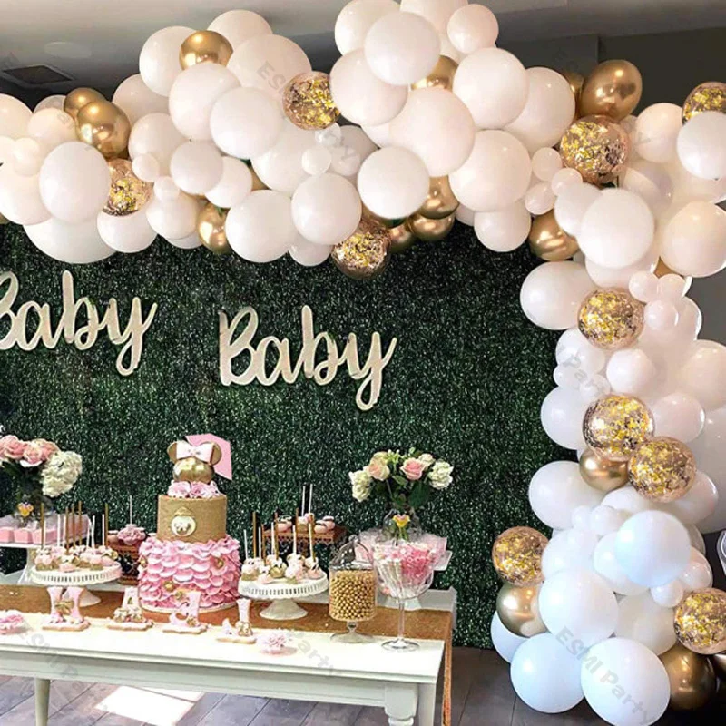 127pcs Doubled Cream Paech Balloon Garland DIY Baby Shower Decoration Chrome Gold Confetti Gold Ballon Arch Easter Wedding Decor
127pcs Doubled Cream Paech Balloon Garland DIY Baby Shower Decoration Chrome Gold Confetti Gold Ballon Arch Easter Wedding Decor