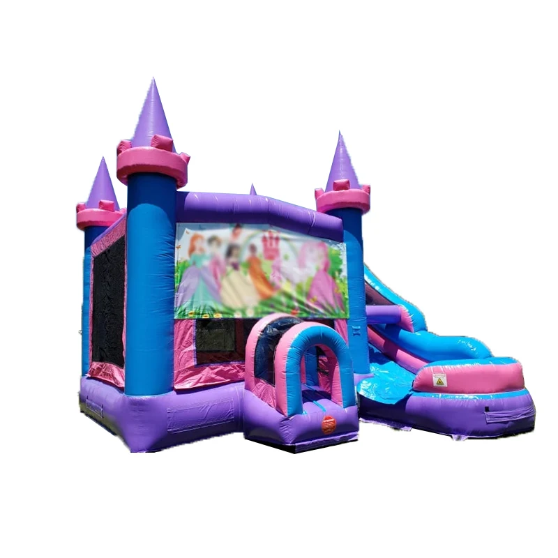 PVC Commercial Inflatable Castle Princess Inflatable Slide Trampoline Combo Inflatable Bounce House For Kids
PVC Commercial Inflatable Castle Princess Inflatable Slide Trampoline Combo Inflatable Bounce House For Kids