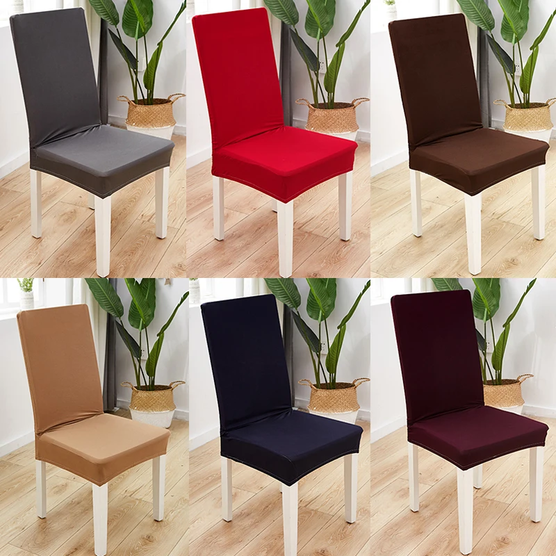 Solid Color Spandex Chair Covers Stretch Dining Room Seat Cover Elastic Chair Protective Case for Restaurant Wedding Banquet
Solid Color Spandex Chair Covers Stretch Dining Room Seat Cover Elastic Chair Protective Case for Restaurant Wedding Banquet