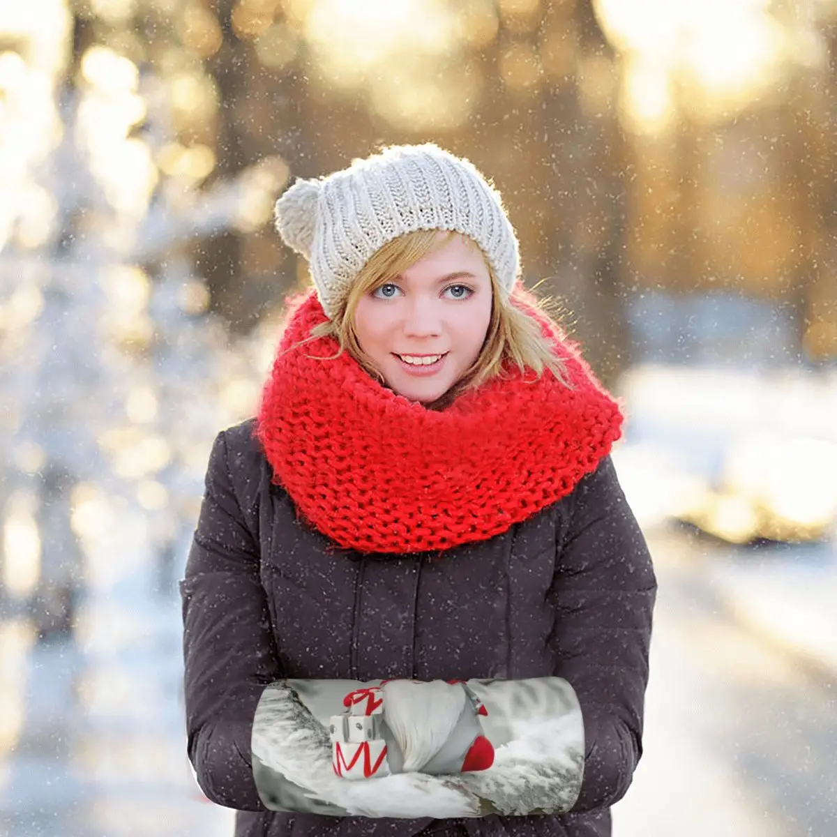 Женские и мужские плюшевые перчатки Фигурка Санта-Клауса Snow Icicles Christmas Motif
Женские и мужские плюшевые перчатки Фигурка Санта-Клауса Snow Icicles Christmas Motif