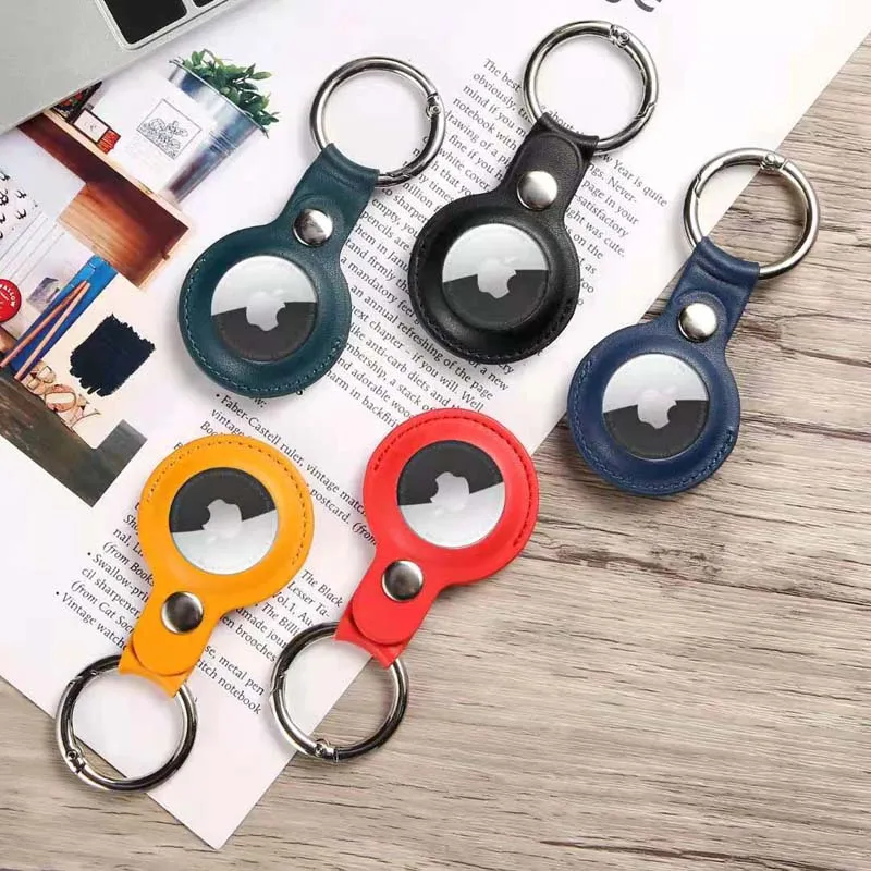 For Apple Airtags Locator Tracker Leather case airtag keychain Anti-lost Sleeve protective Cover for airtags Holder air tag
For Apple Airtags Locator Tracker Leather case airtag keychain Anti-lost Sleeve protective Cover for airtags Holder air tag