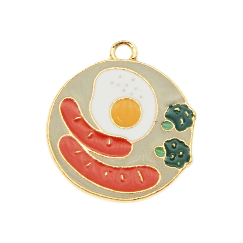 Julie Wang 4 шт. эмалированные подвески для завтрака сплав золотой тон сосиска жареное яйцо искусственная еда Подвески Ювелирные изделия Аксесс...
Julie Wang 4 шт. эмалированные подвески для завтрака сплав золотой тон сосиска жареное яйцо искусственная еда Подвески Ювелирные изделия Аксесс...