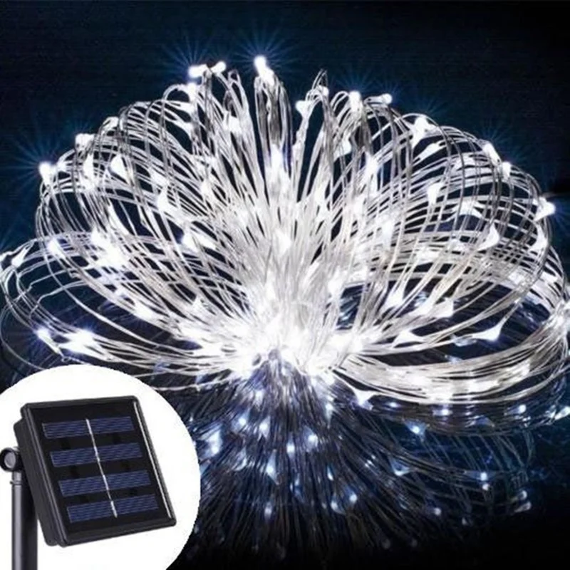 Solar String Fairy Lights 30m 300LED / 5M 50 LED Waterproof Outdoor Garland Solar Power Lamp Christmas For Garden Decoration
Solar String Fairy Lights 30m 300LED / 5M 50 LED Waterproof Outdoor Garland Solar Power Lamp Christmas For Garden Decoration