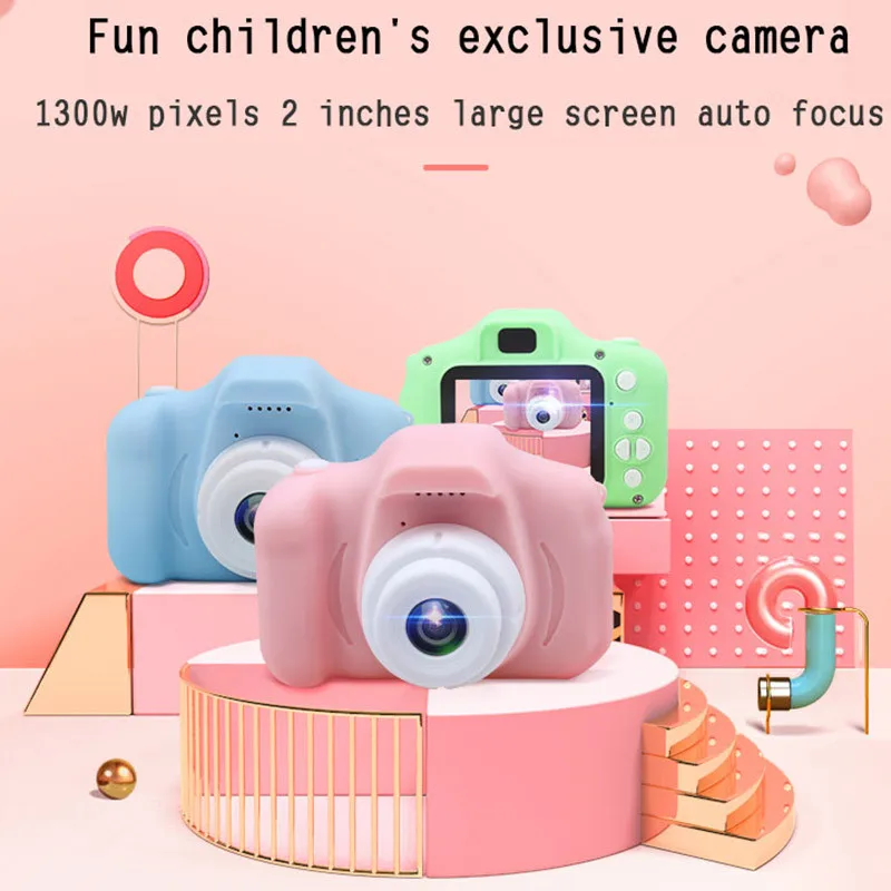 

1 шт., детская мини-камера, развивающие игрушки для детей, подарки на день рождения, Детская цифровая камера, 1080P, проекционная видеокамера