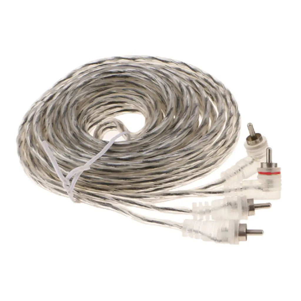 5M Pure Copper Car Audio Amplifier Cable Set 2RCA To 2RCA Power Speaker
5M Pure Copper Car Audio Amplifier Cable Set 2RCA To 2RCA Power Speaker