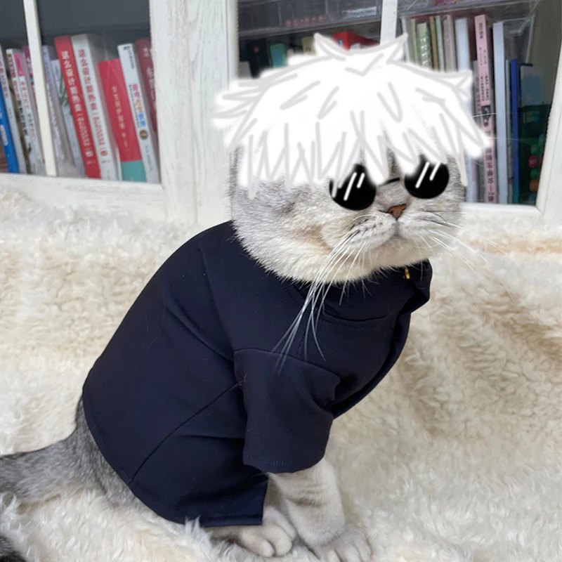 Anime Jujutsu Kaisen Itadori Yuji Gojo Satoru Coats Cape for Cats Pet Clothing Animals Costume Dogs Cosplay Costume
Anime Jujutsu Kaisen Itadori Yuji Gojo Satoru Coats Cape for Cats Pet Clothing Animals Costume Dogs Cosplay Costume