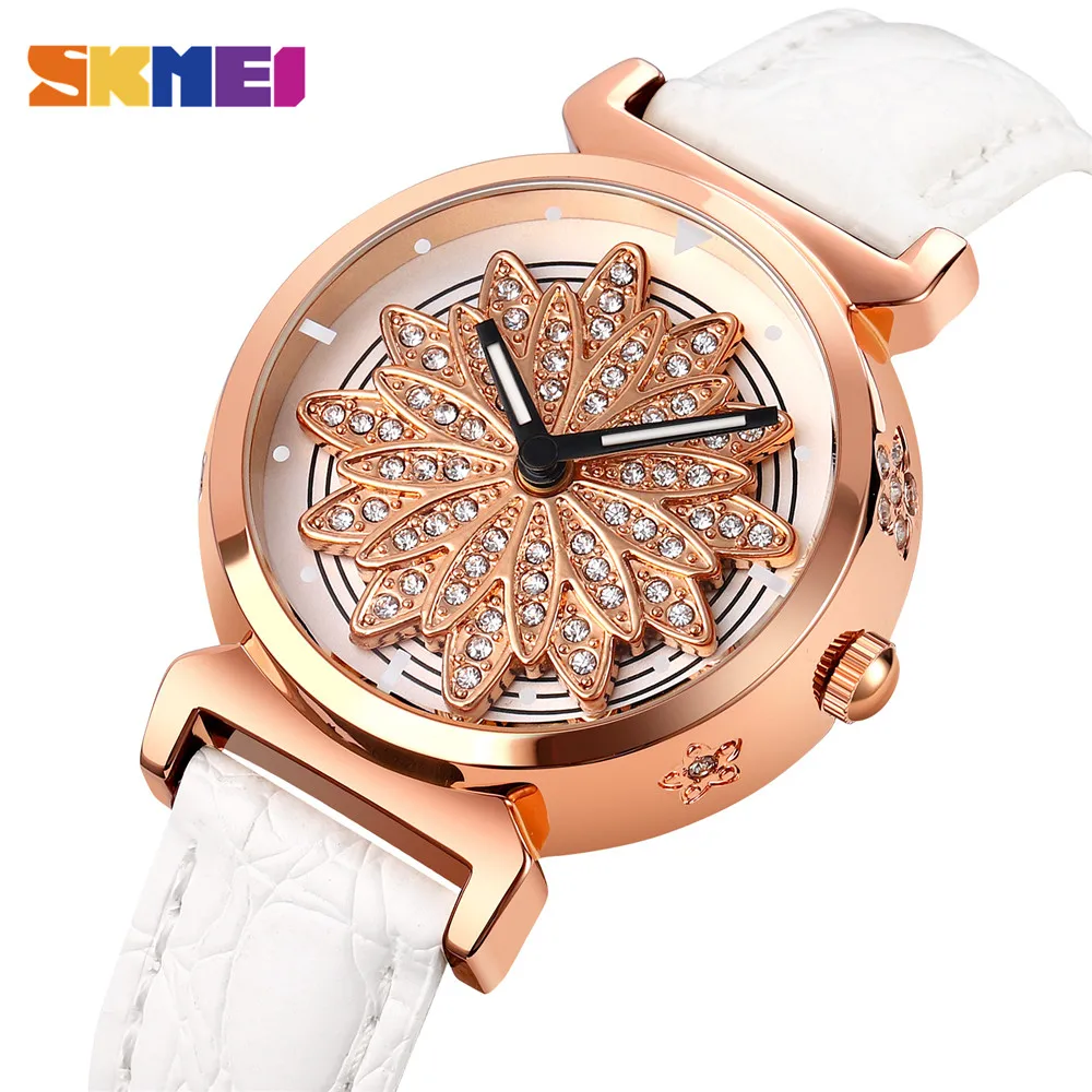SKMEI Luxury Romantic Style Rhinestone Ladies Quartz Wristwatch Simple Womens Watches Clock reloj mujer Relogio Feminino 1766
SKMEI Luxury Romantic Style Rhinestone Ladies Quartz Wristwatch Simple Womens Watches Clock reloj mujer Relogio Feminino 1766