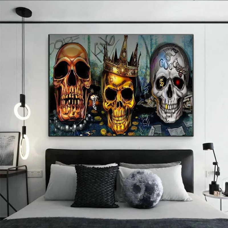 Abstract Retro Golden Crown Skeleton Posters and Prints Canvas Paintings Wall Art Picture for Living Room Decor No Frame
Abstract Retro Golden Crown Skeleton Posters and Prints Canvas Paintings Wall Art Picture for Living Room Decor No Frame