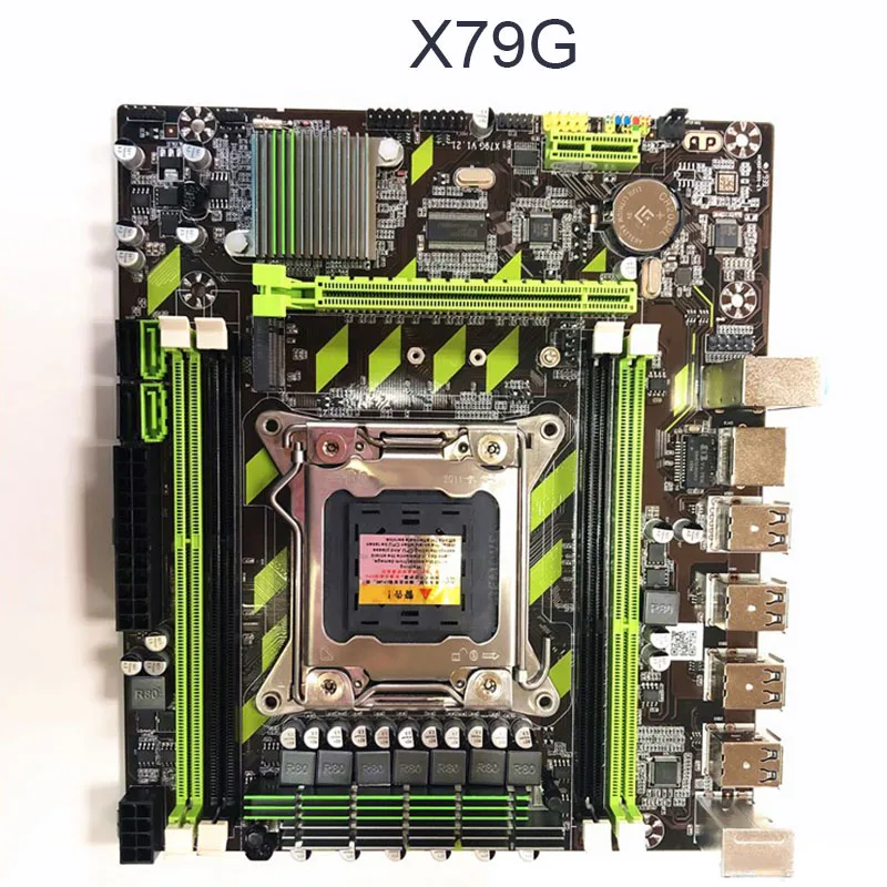 X79G Motherboard For PC LGA 2011 USB2.0 SATA3 Support REG ECC Memory and Xeon E5 Processor 4DDR3 For Computer Office Game
X79G Motherboard For PC LGA 2011 USB2.0 SATA3 Support REG ECC Memory and Xeon E5 Processor 4DDR3 For Computer Office Game